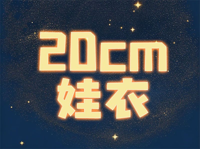 20cm棉花娃衣 （詳情請點進去看敘述）