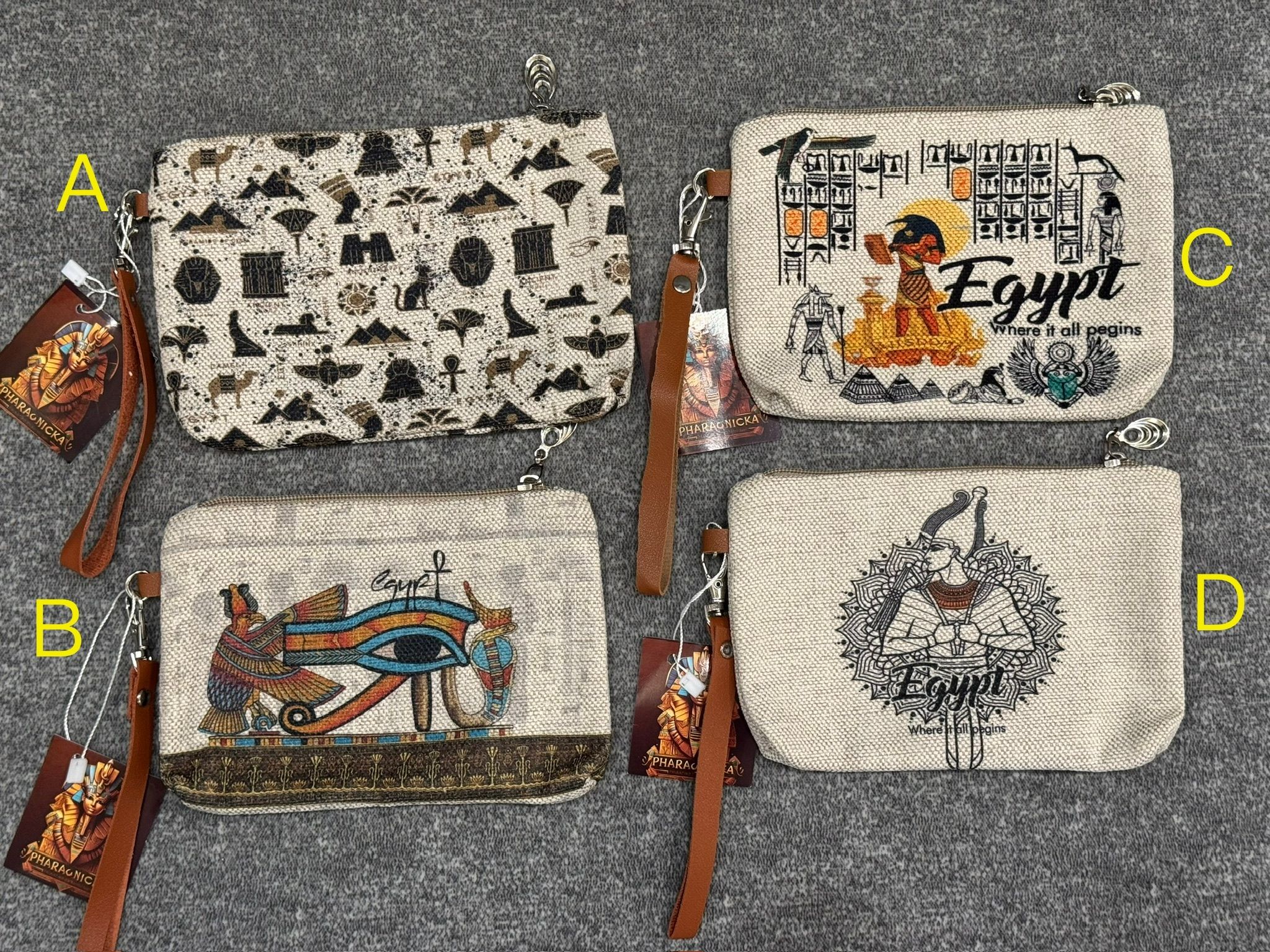 ✨埃及風棉布手拿包✨