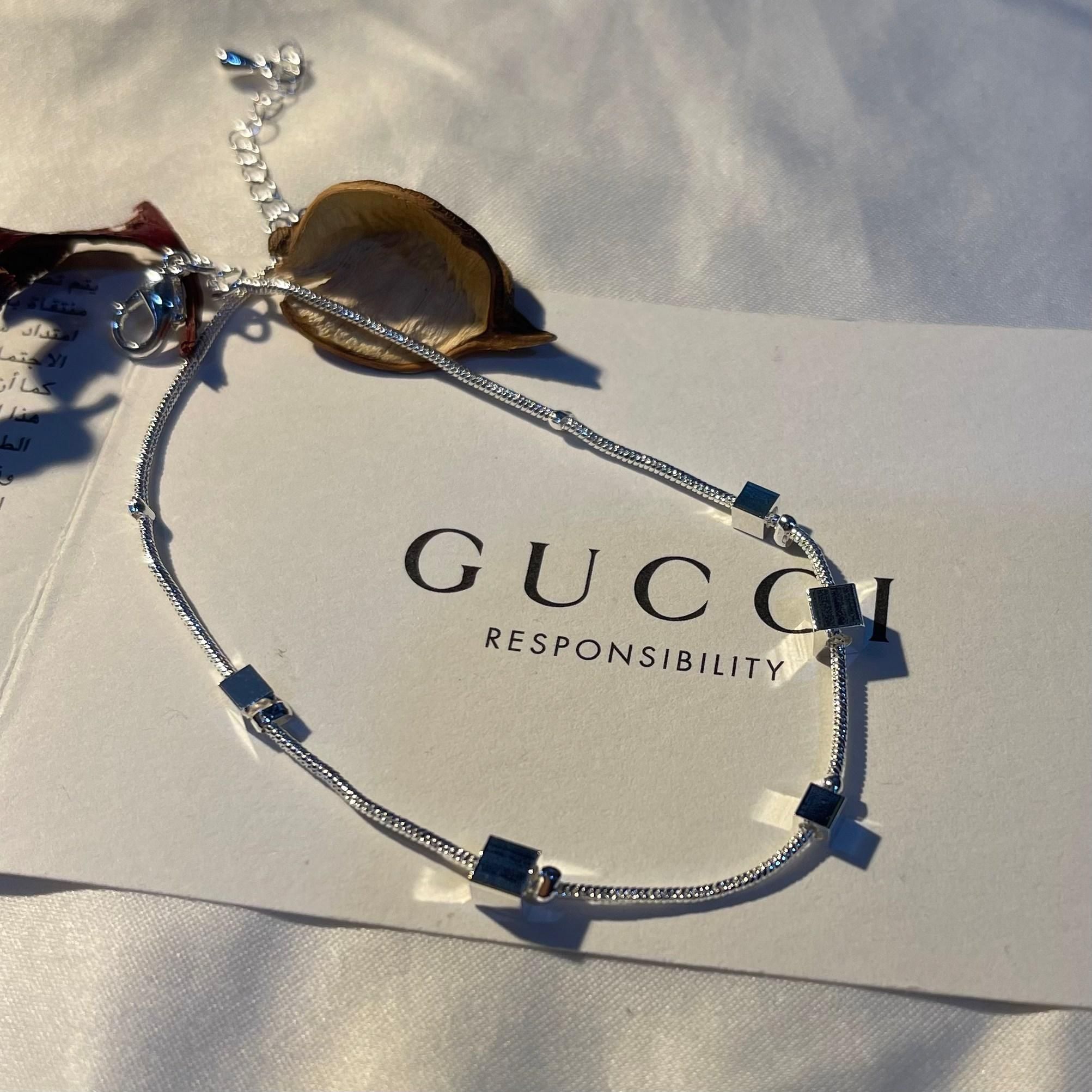 S925純銀韓版簡約方形手/腳鍊【現貨】