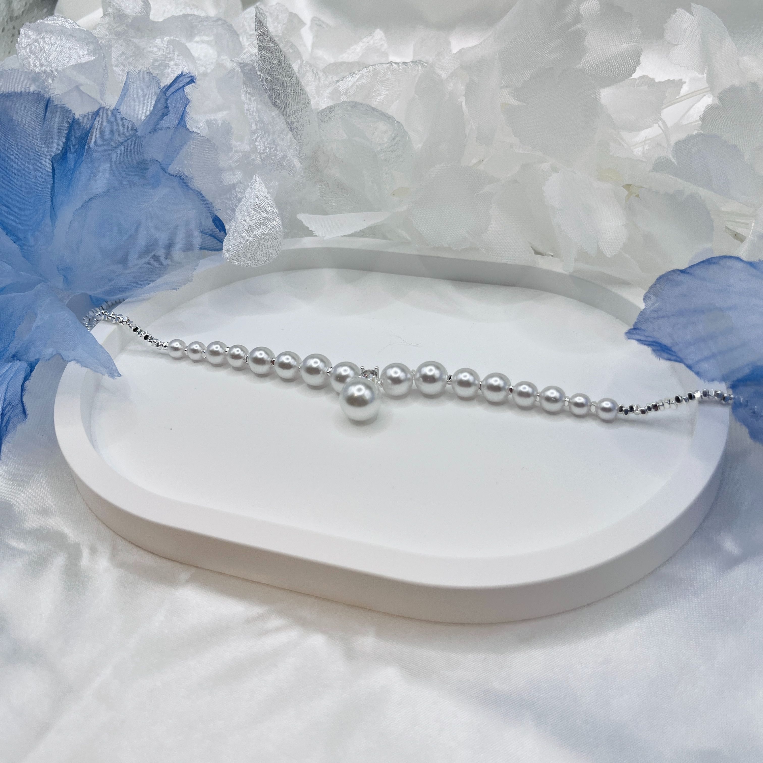 S925純銀簡約珍珠項鍊【現貨