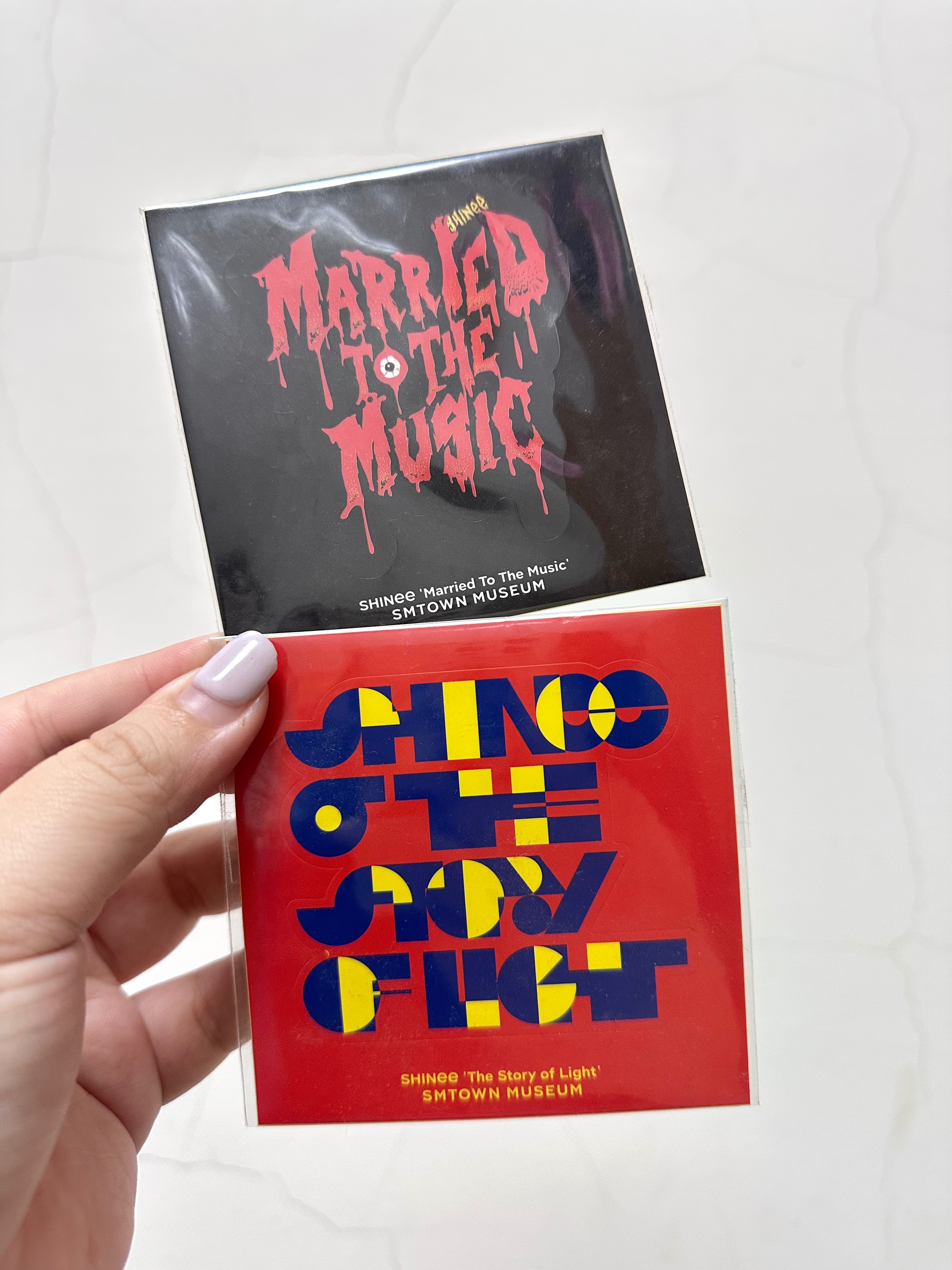 SHINee 專輯貼紙 SMTOWN MUSEUM 限定周邊