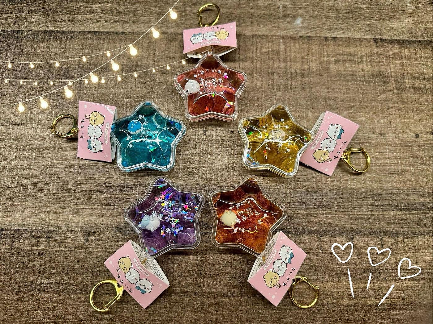 全新日本正版現貨❣️吉伊卡哇 ちいかわ chiikawa 流沙 星星吊飾 鑰匙圈 掛飾 小可愛 小八 兔兔 烏薩奇 海獺