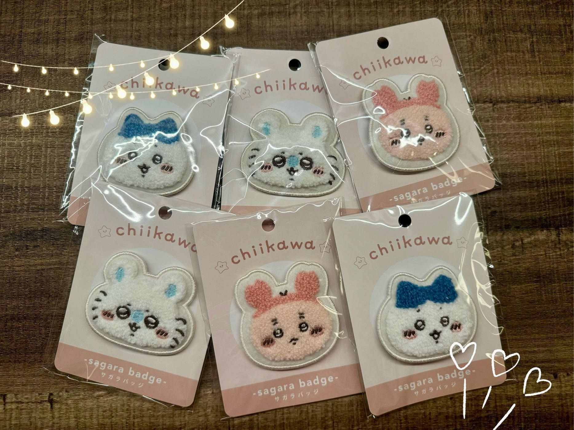 全新日本正版現貨❣️吉伊卡哇 ちいかわ 安全別針 毛巾刺繡 小八貓 小桃鼠 螃蟹 栗子 風獅爺 交換禮物