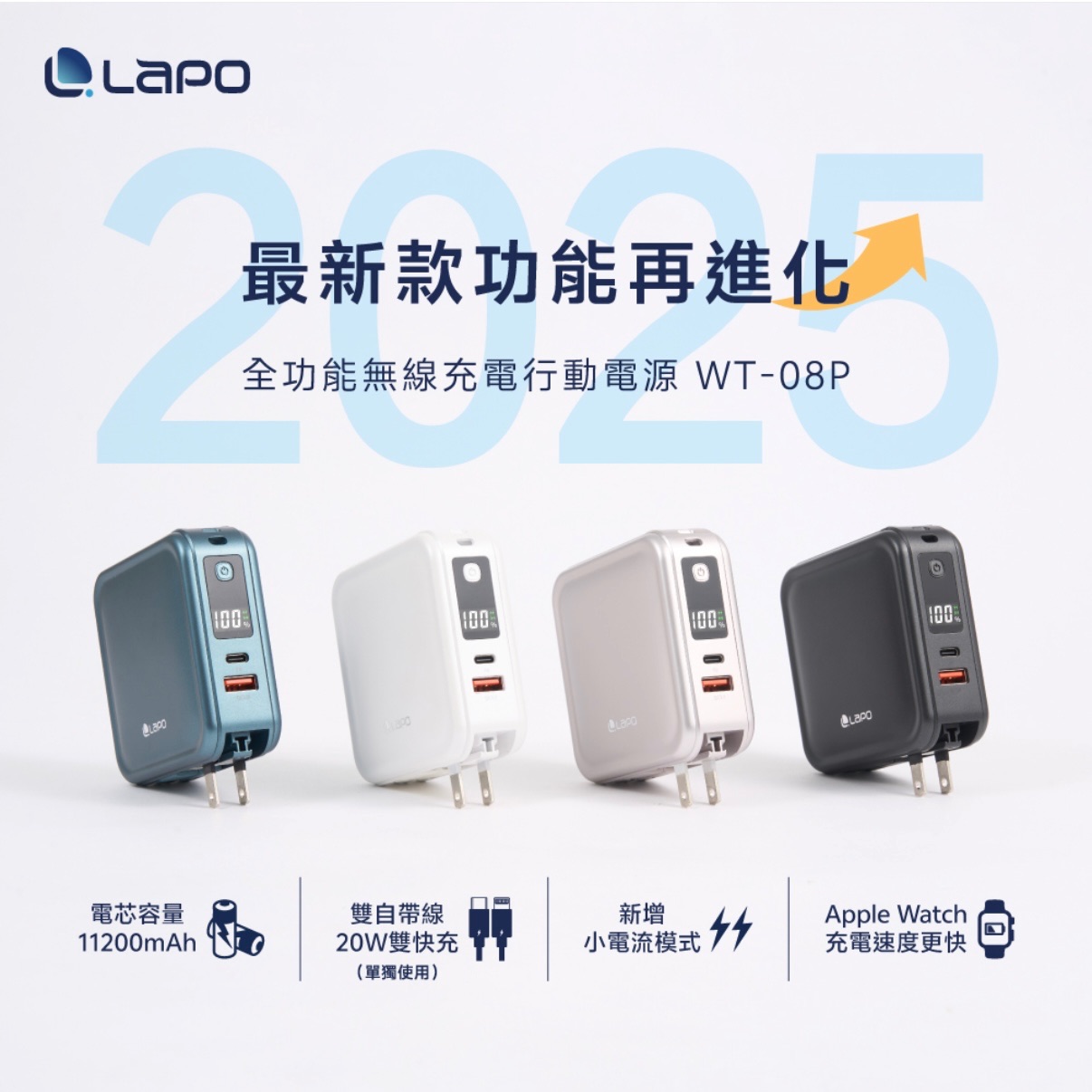 【🆕新品預購✨】Lapo 最新升級款3.5代 WT-08P（5/19起陸續出貨）