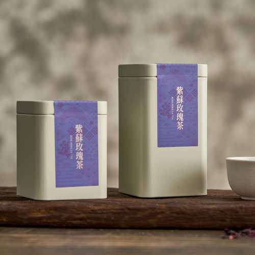 紫蘇玫瑰茶-中罐