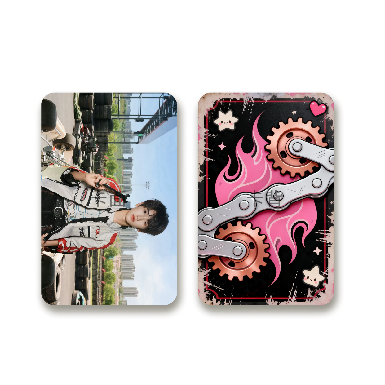 機車服自印小卡