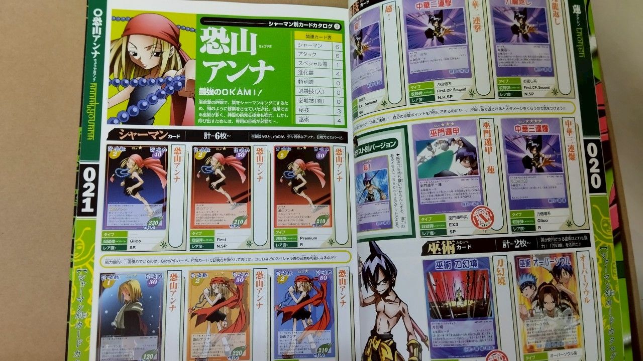 通靈王 超占事略決圖鑑書 無卡片