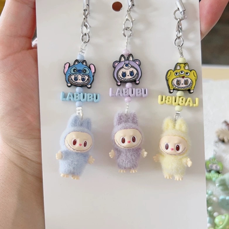 現貨 拉布布吊飾 可以換圓釦