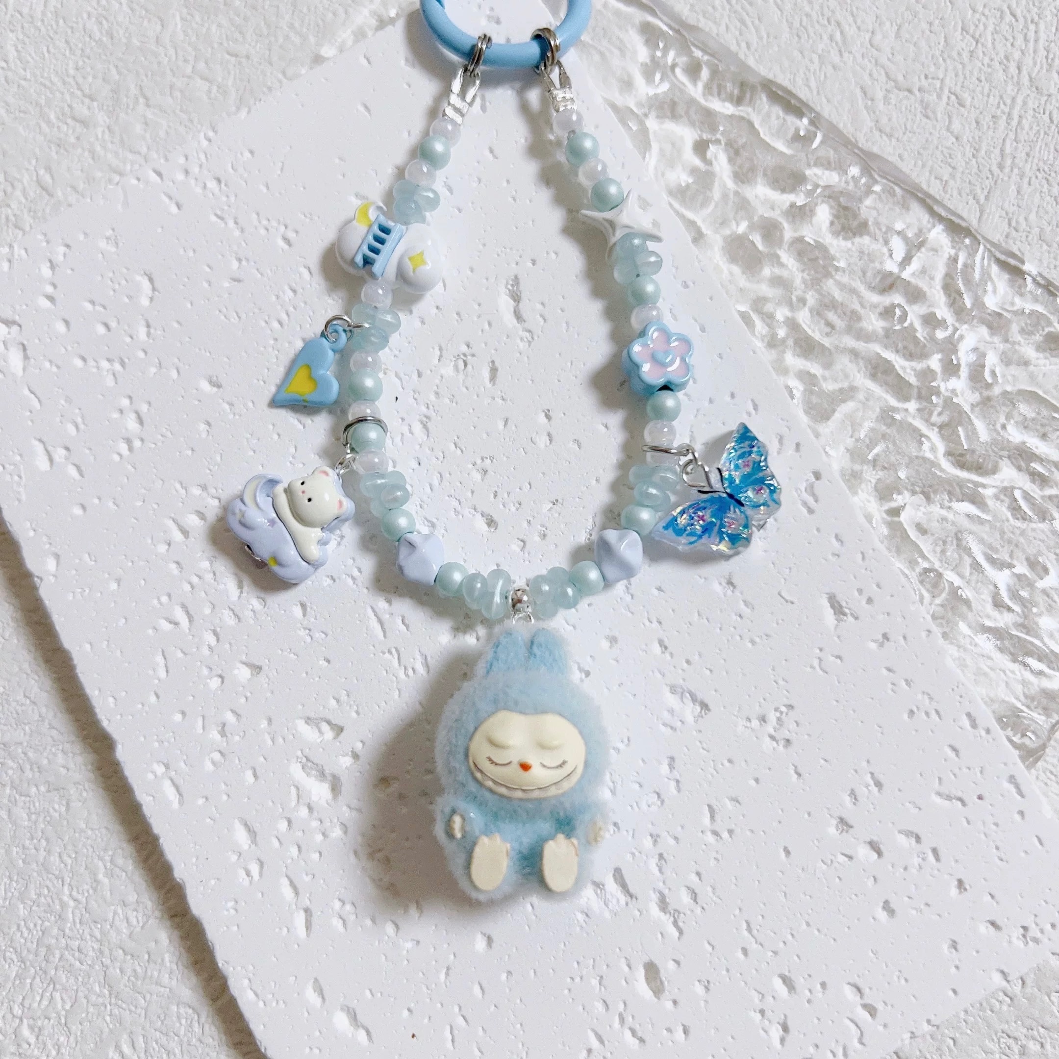 現貨小坐坐拉布布手工精緻串珠吊飾