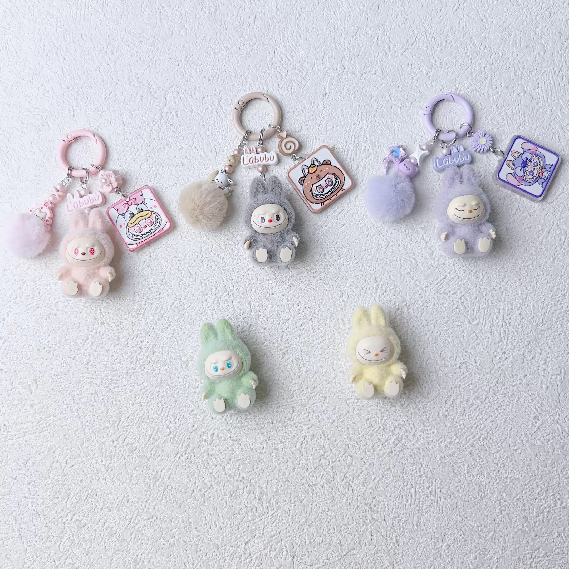 現貨 坐坐款拉布布mix卡通頭吊飾