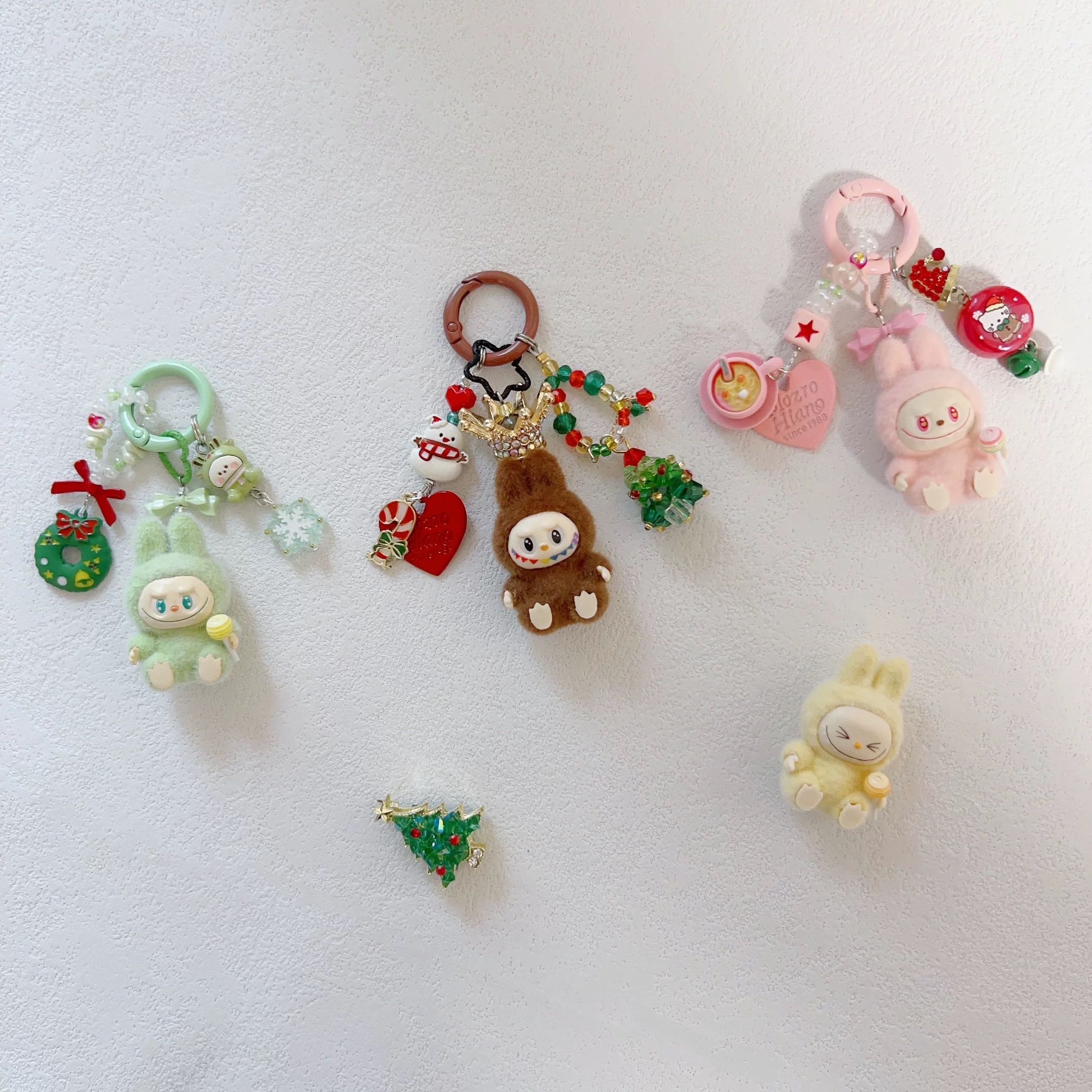 現貨 聖誕風 棒棒糖拉布布吊飾