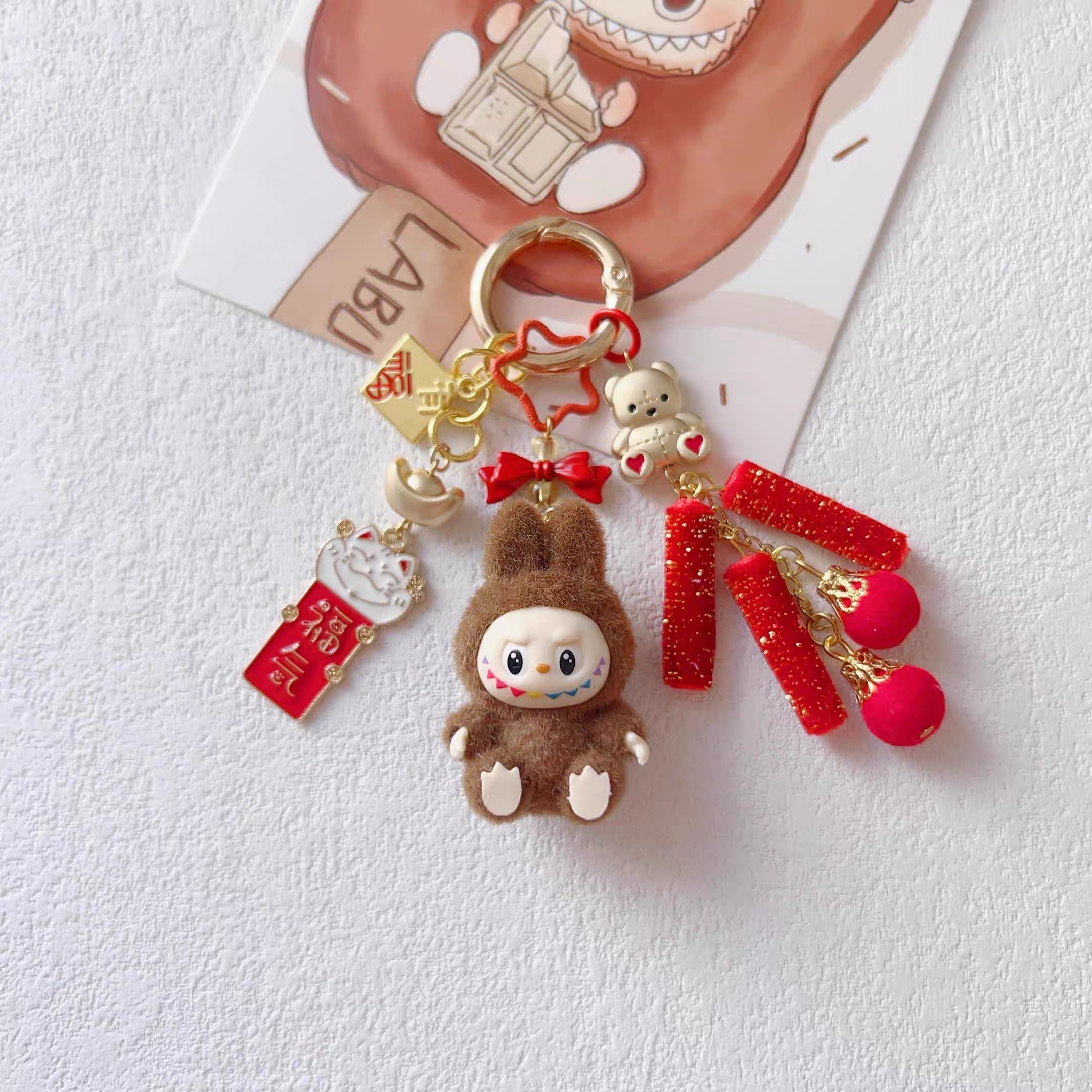 過年🧧新年限定款 拉布布吊飾