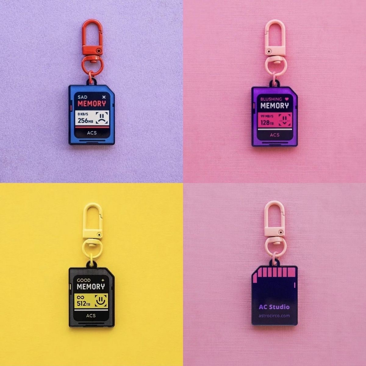 「情緒の記憶卡」很有意義的記憶卡吊飾！