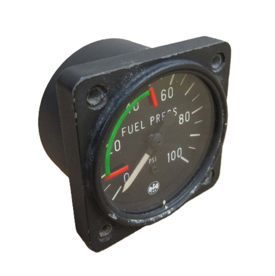 東京計器 FUEL PRESS 0–100 PSI 燃油壓力錶