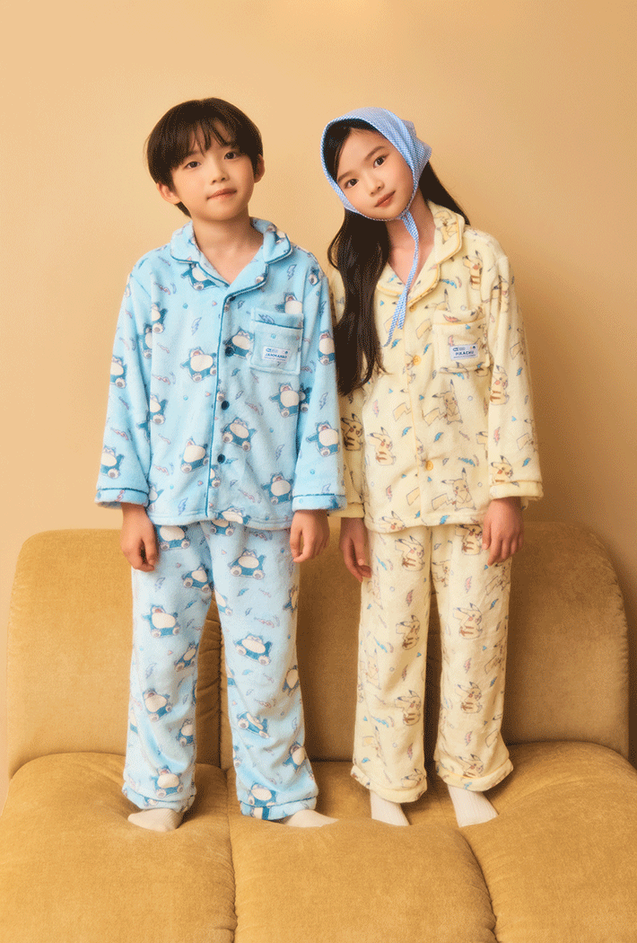 SPAO X 寶可夢珊瑚絨睡衣（兒童款）