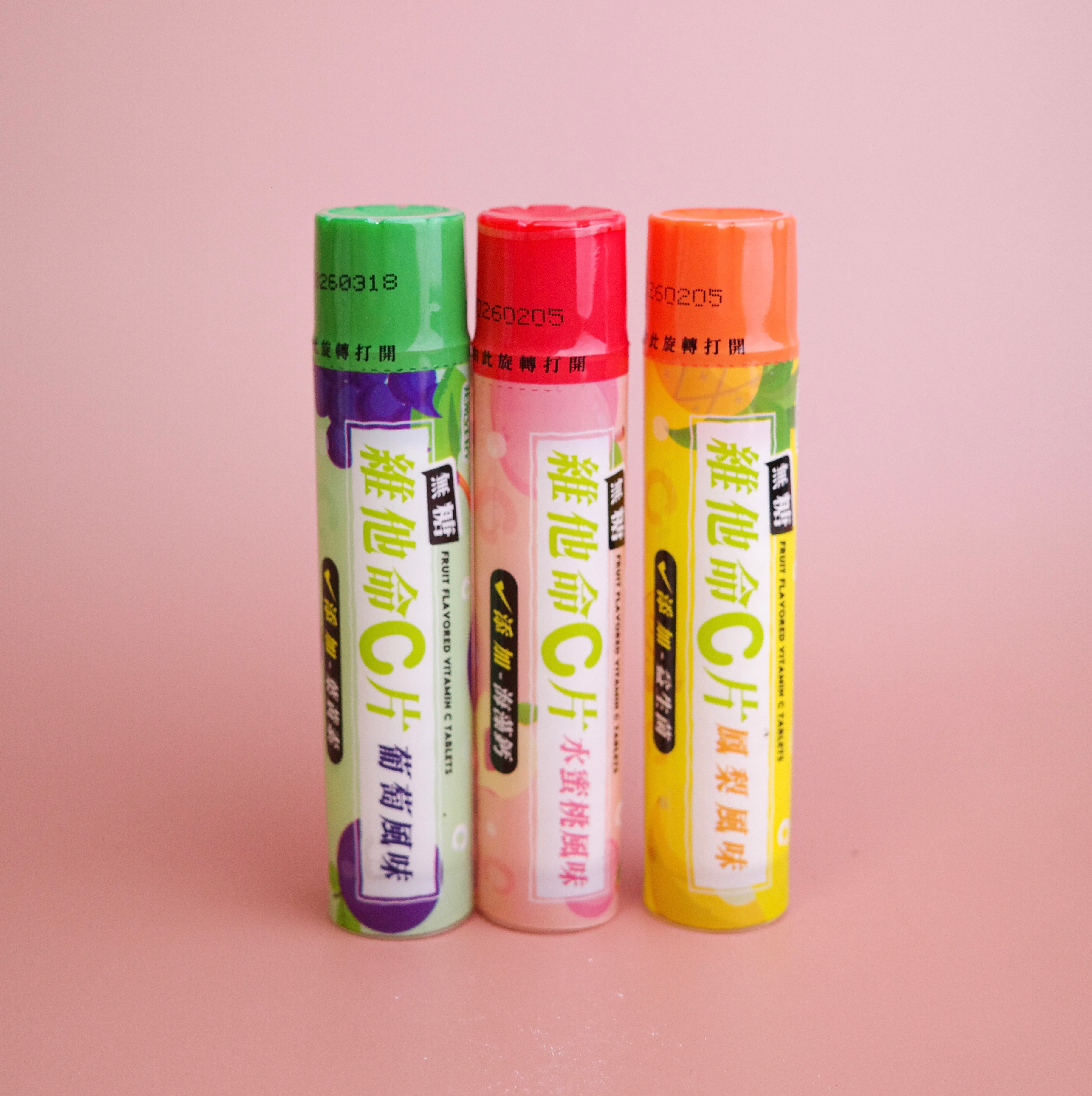 無糖 | 高濃度｜水果風味維他命C錠片