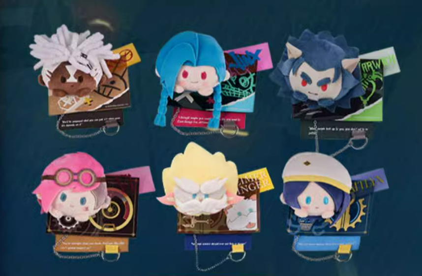 RIOT 英雄聯盟 奧術2 絨毛玩偶別針 盲盒-官方正品 共六款