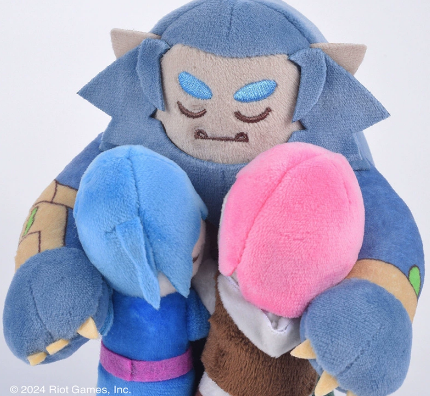 RIOT 英雄聯盟 奧術2 抱抱毛絨狼人吊飾