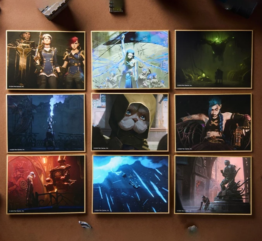 RIOT 英雄聯盟 奧術2 色紙 盲盒-官方正品 共8款 1隱藏最後一張照片