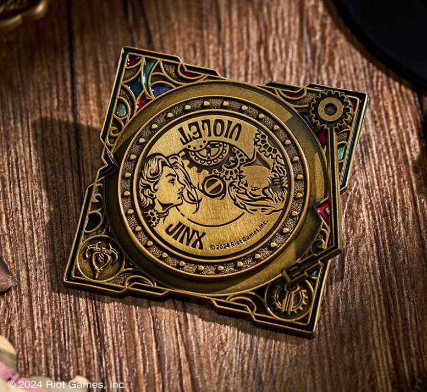 RIOT 英雄聯盟 奧術2 唱片造型徽章-官方正品