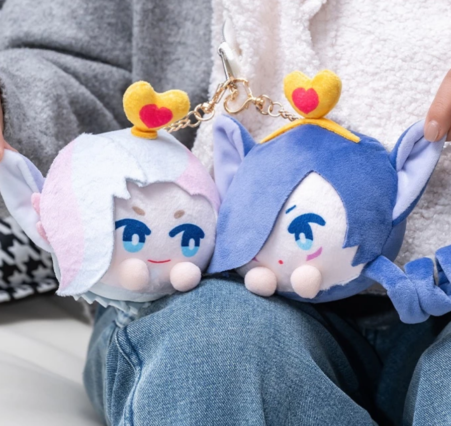 比翼甜心 剎雅/銳空 毛絨吊飾-官方正品