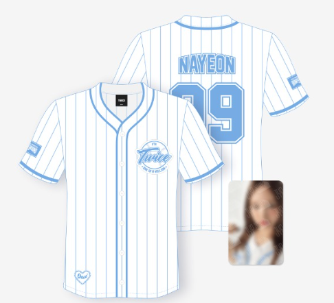 TWICE BASEBALL UNIFORM - HOME 9ROUND