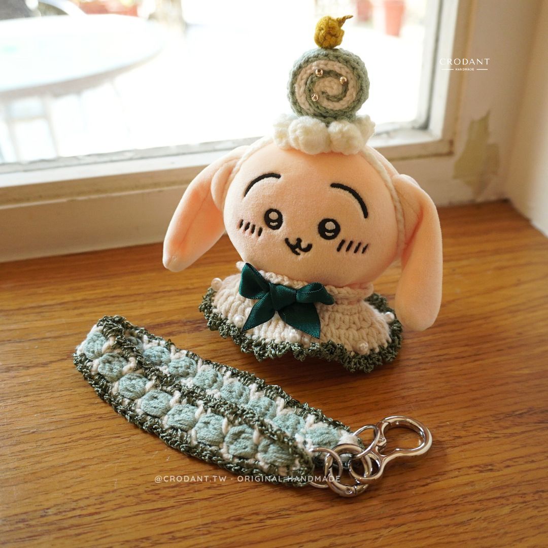 夢境甜點館-抹茶蛋糕捲（娃衣+手機掛繩組合）