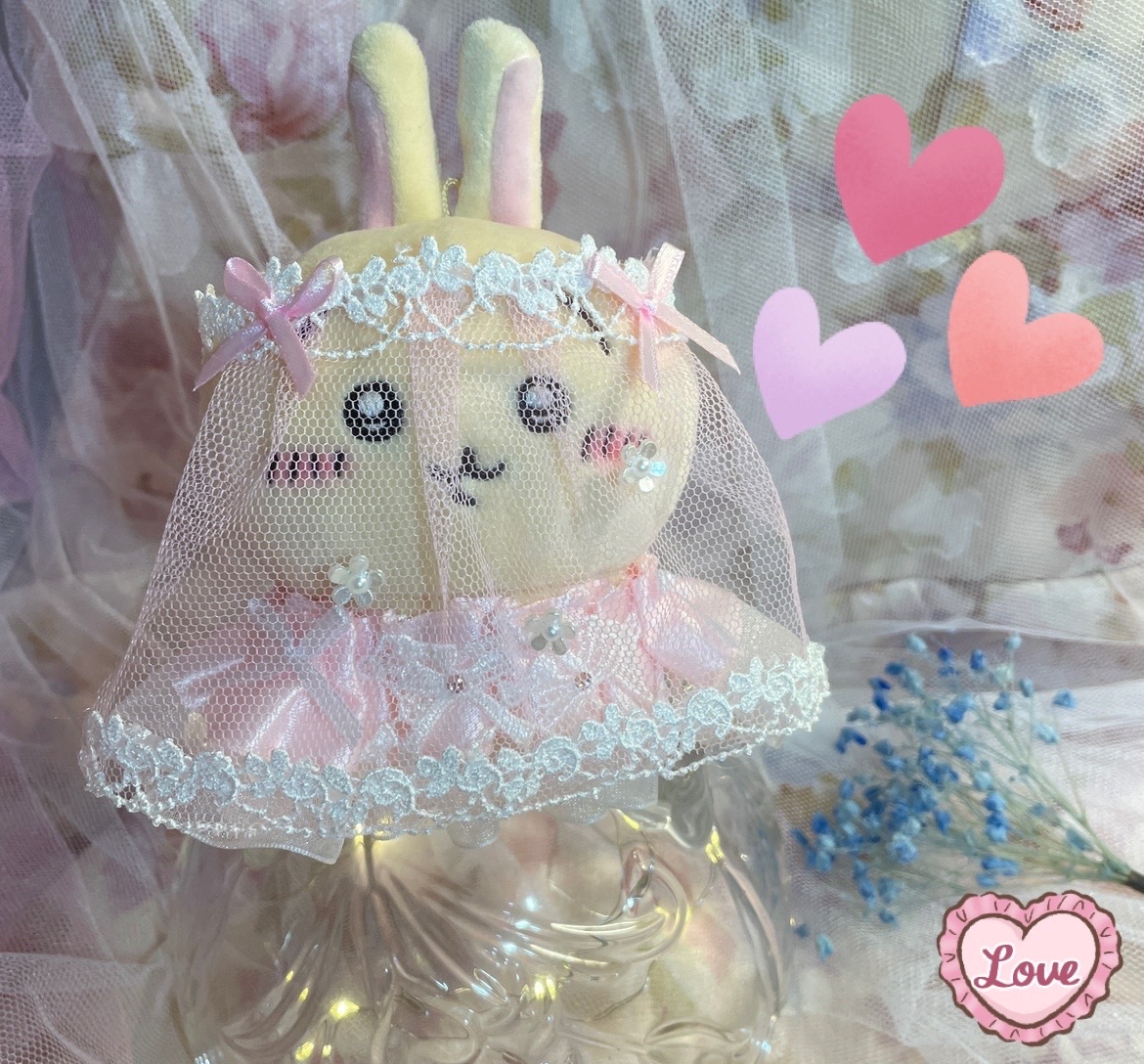 花嫁系列網紗公主裙+頭飾（適小腳款）