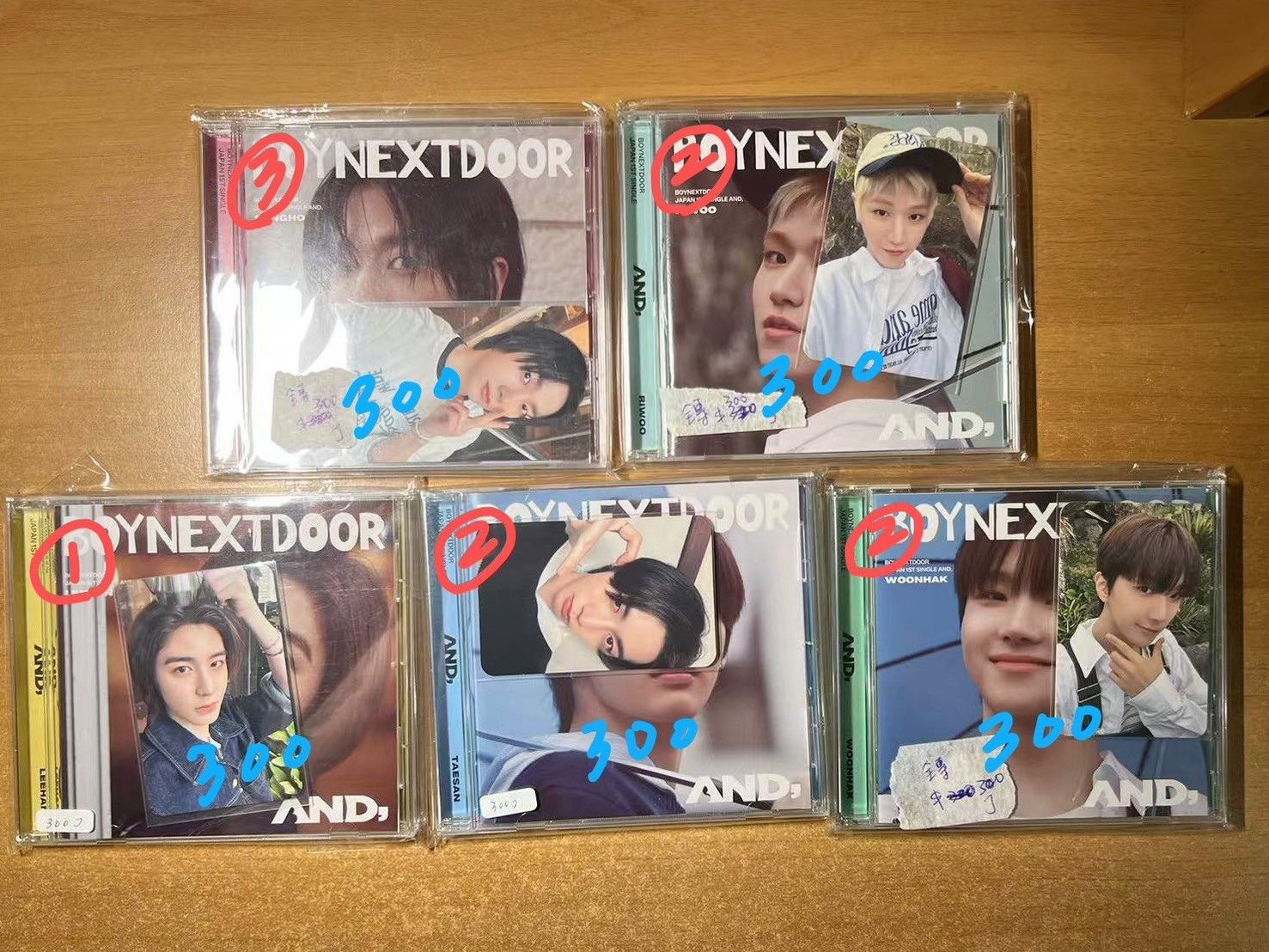 AND專輯+特典卡卡套