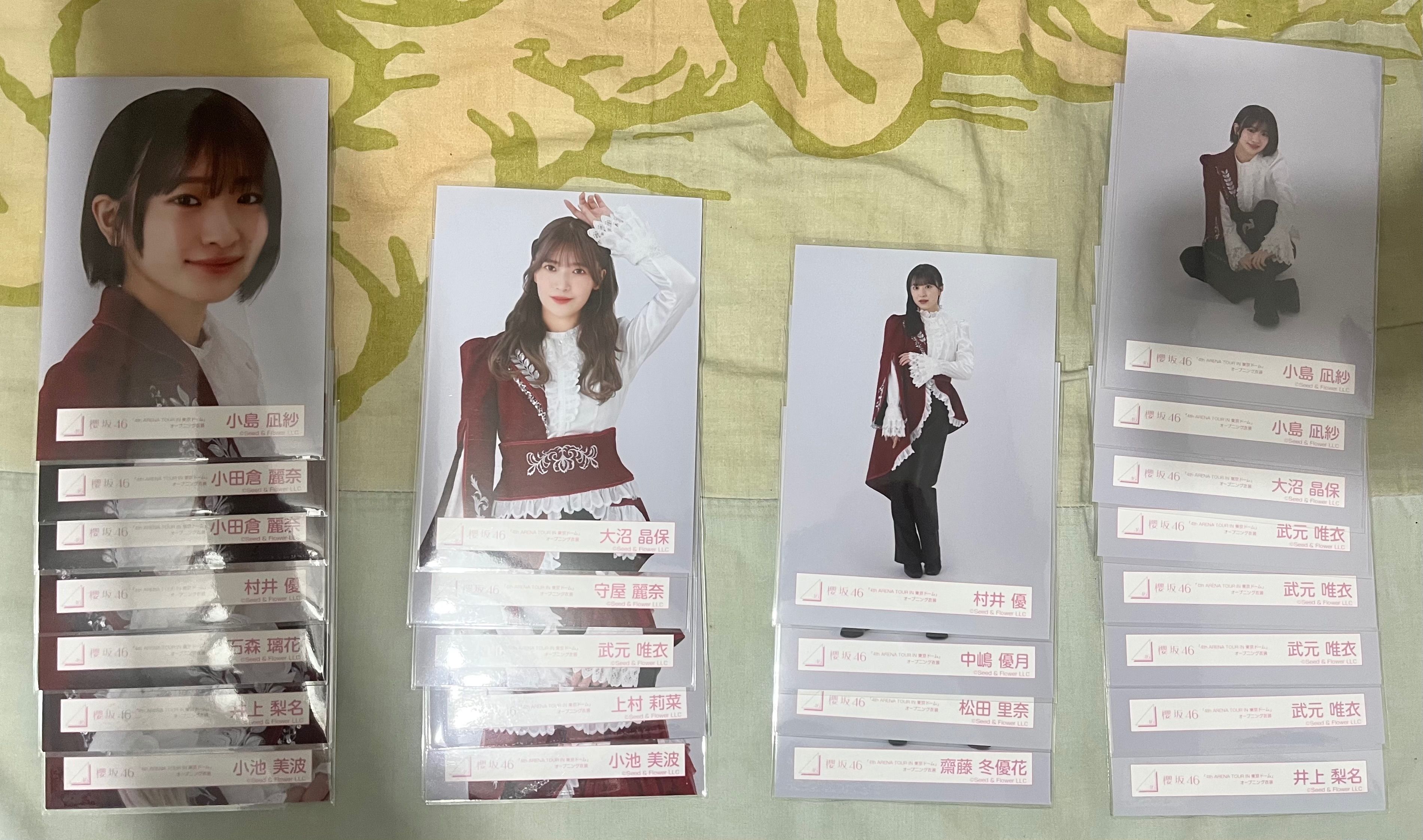 櫻坂 王子裝 散張