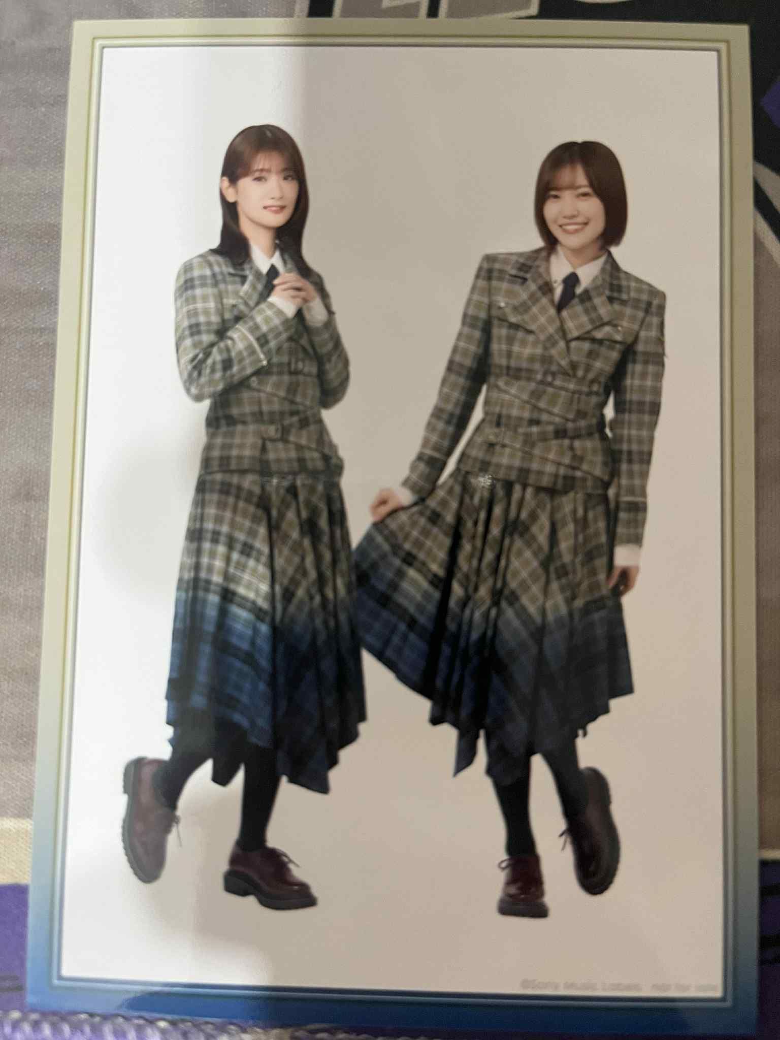 櫻坂 HMV特典生寫 1 2 11 12單