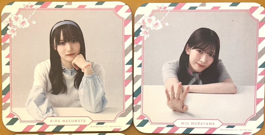 櫻坂 咖啡廳杯墊