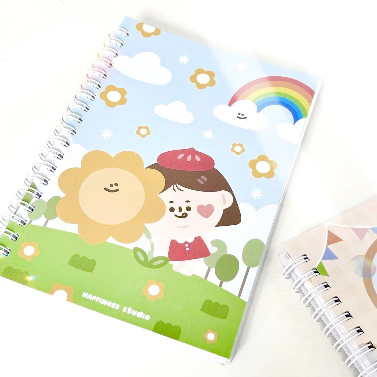 一顆包子♬ 花花包子款 線圈筆記本