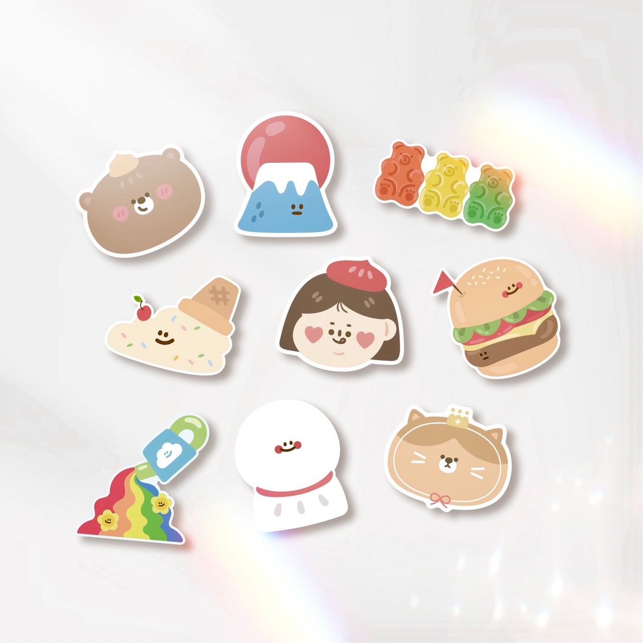 一顆包子♬ 迷你軟磁鐵盲抽 （隨機不挑款）