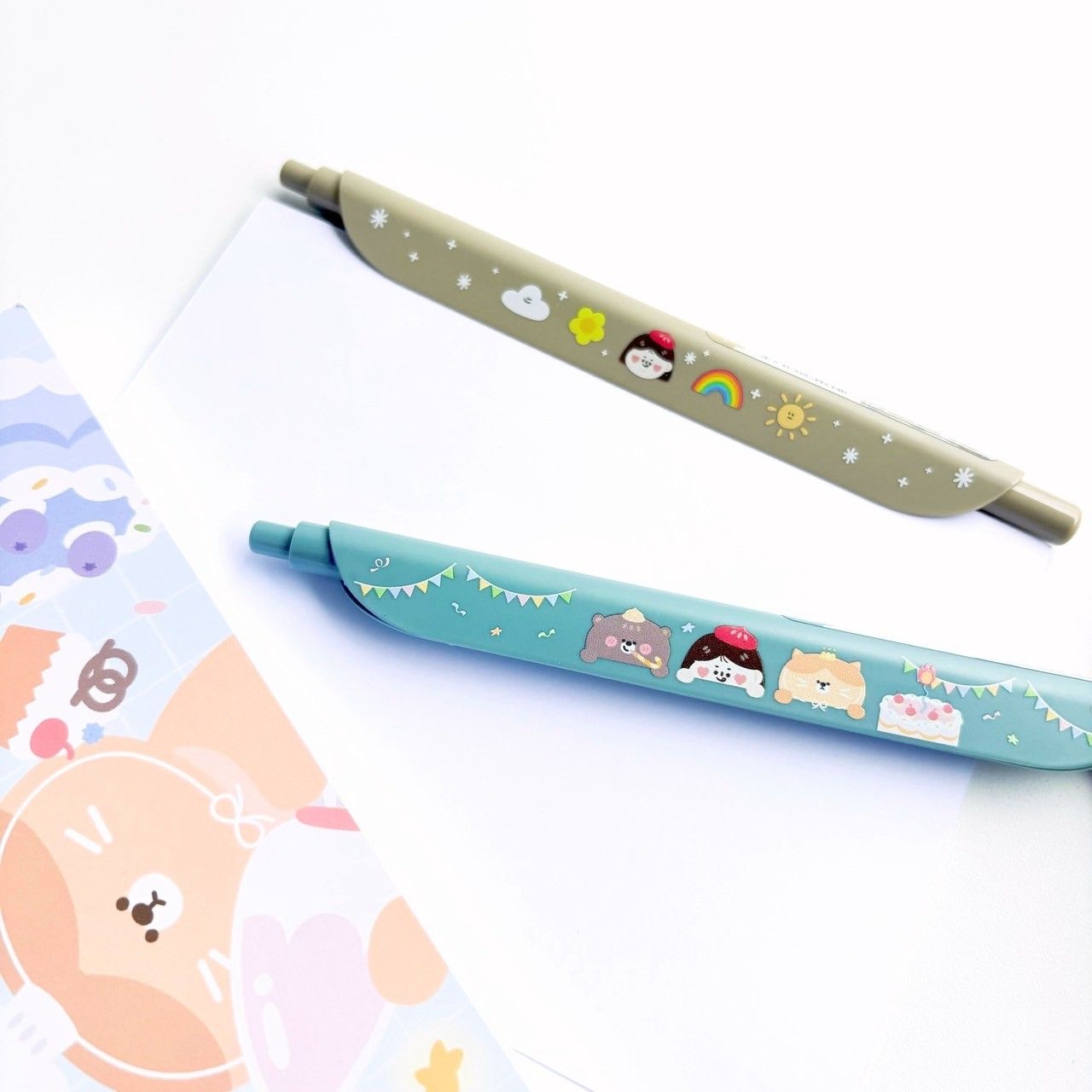 一顆包子♬ 夾子筆 水性黑墨 0.7MM （共2款）