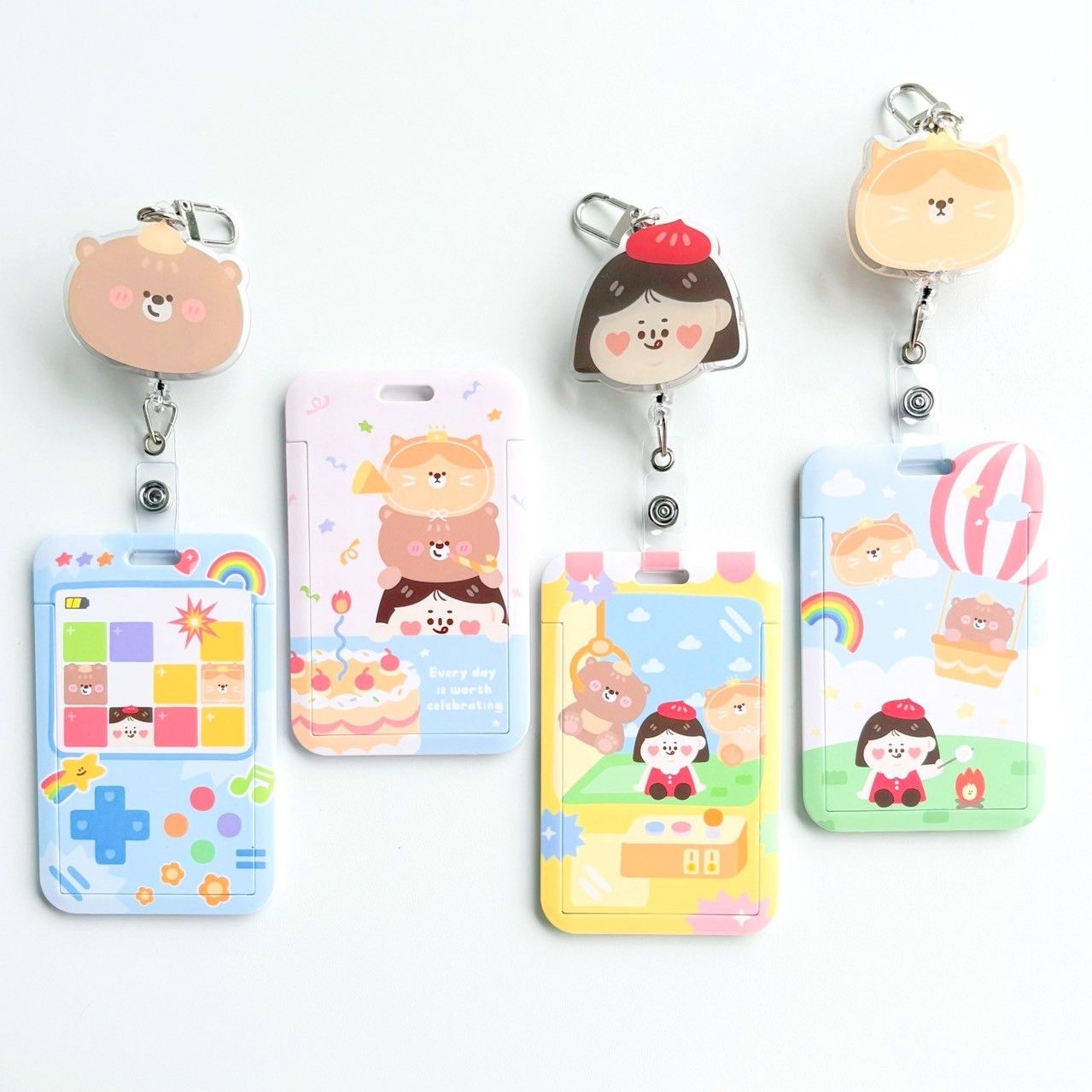 一顆包子♬ 壓克力滑蓋票卡套 （共4款）