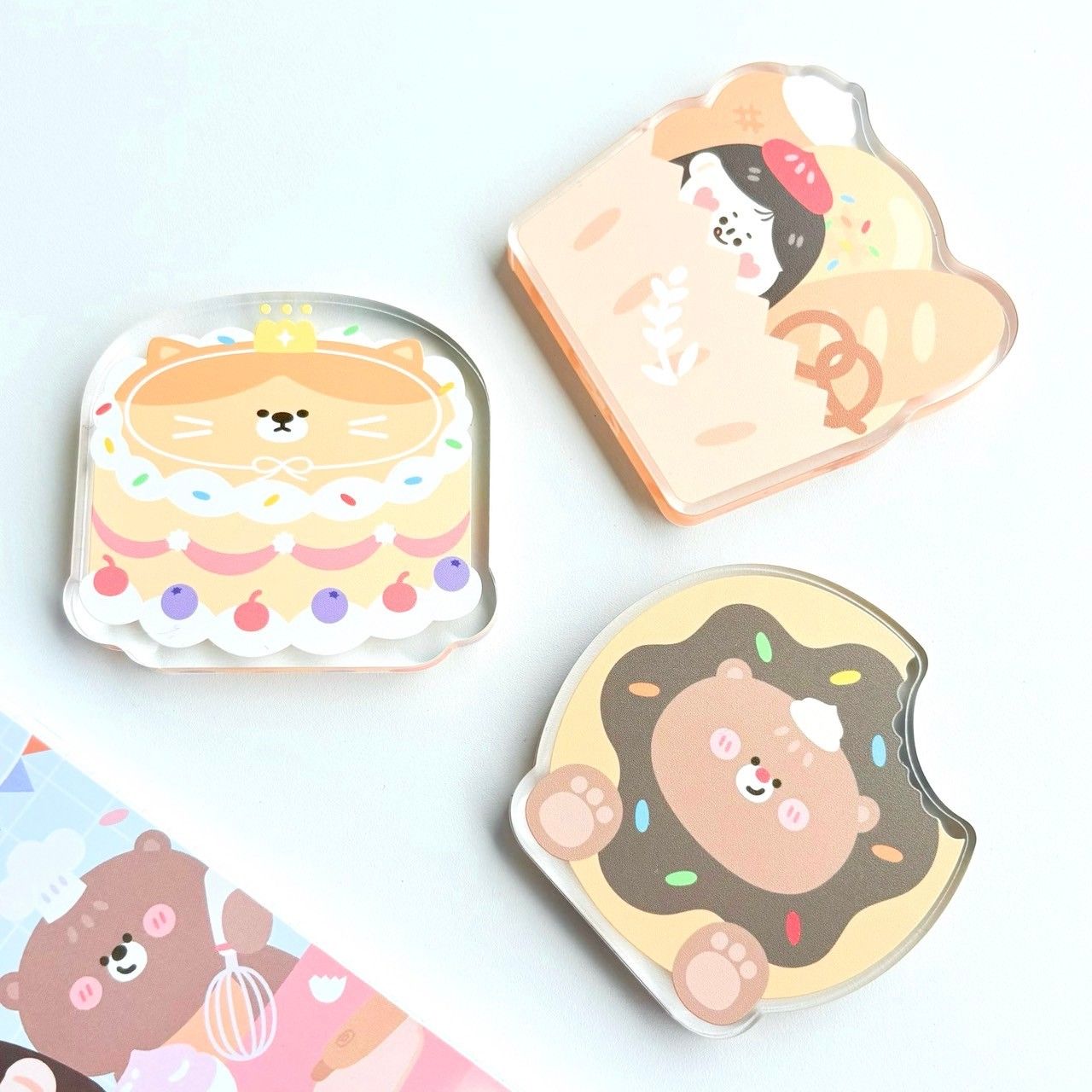 一顆包子♬ 精緻澱粉厚切盲包立牌 （共3款+1隱藏款）