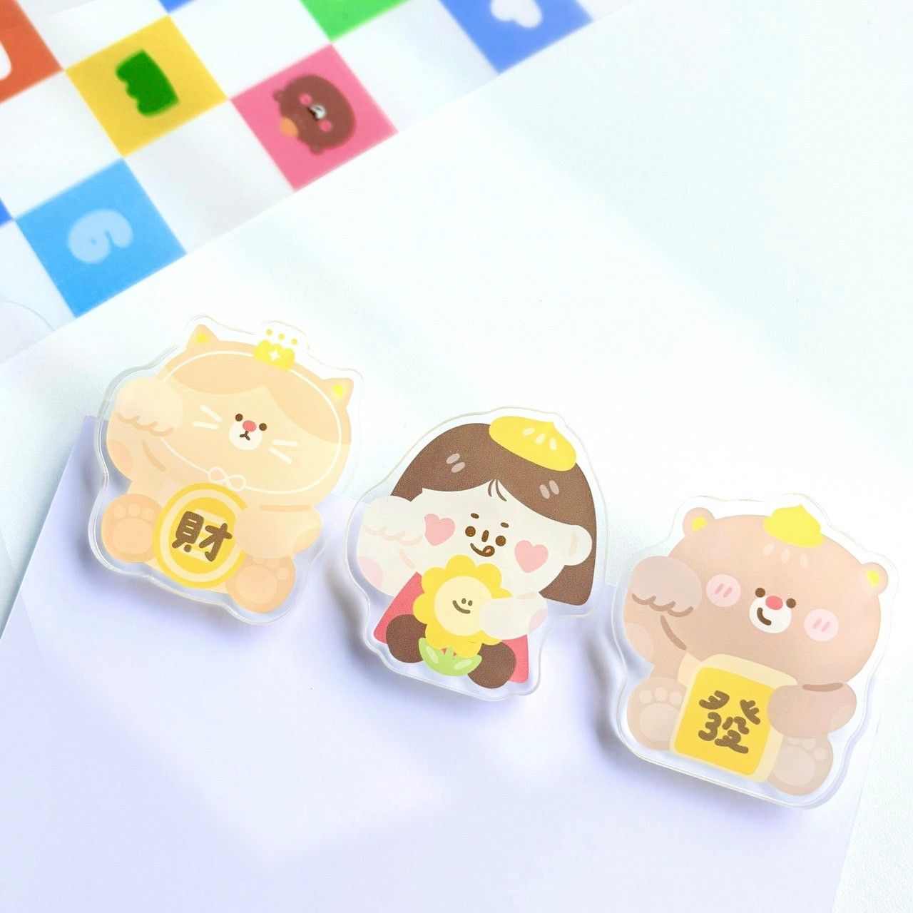 一顆包子♬ 磁鐵萬用夾 （共3款）