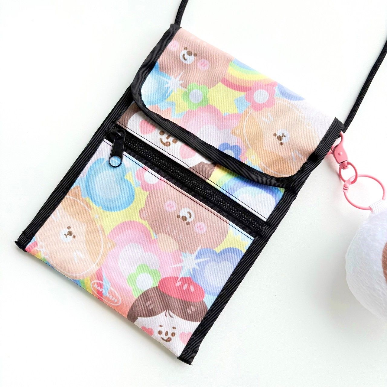 一顆包子♬ 隨身側背小包包 （背帶可調節）｜手機包 護照包