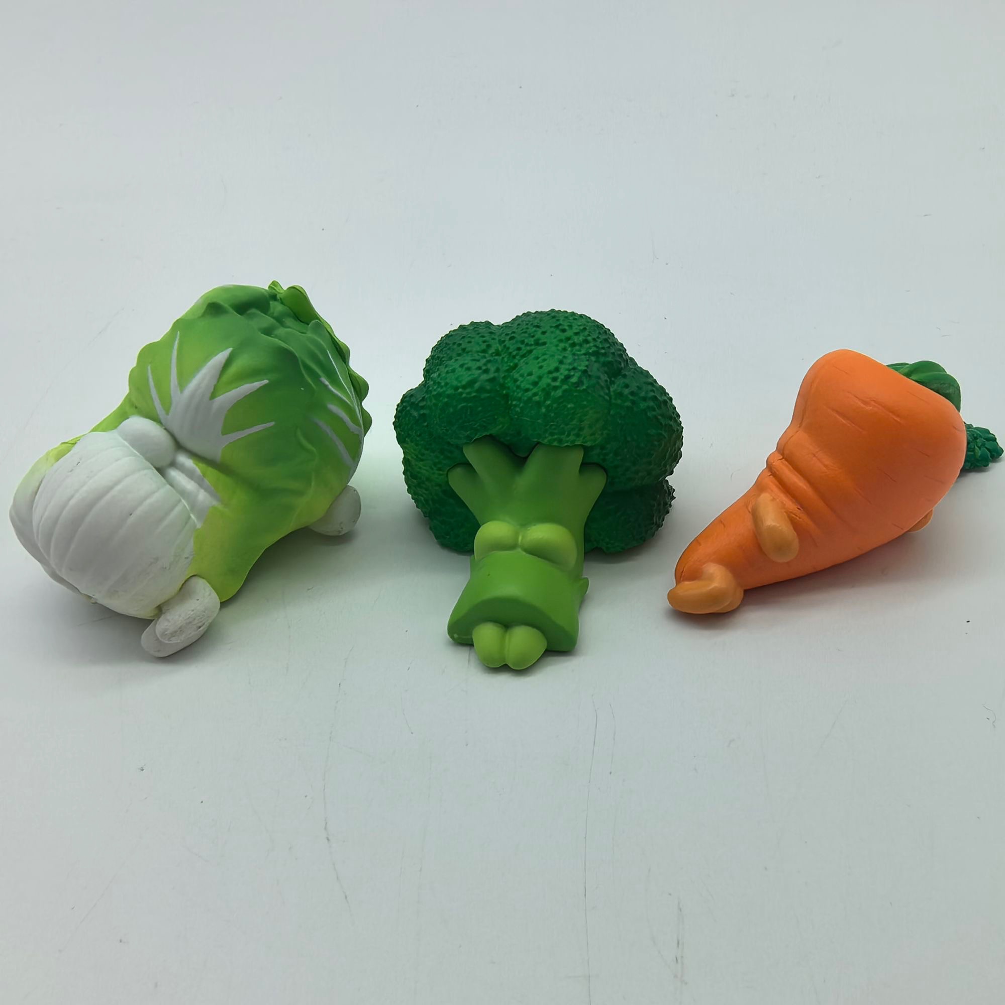 吃撐了的蔬菜扭蛋模型擺件（預購！）