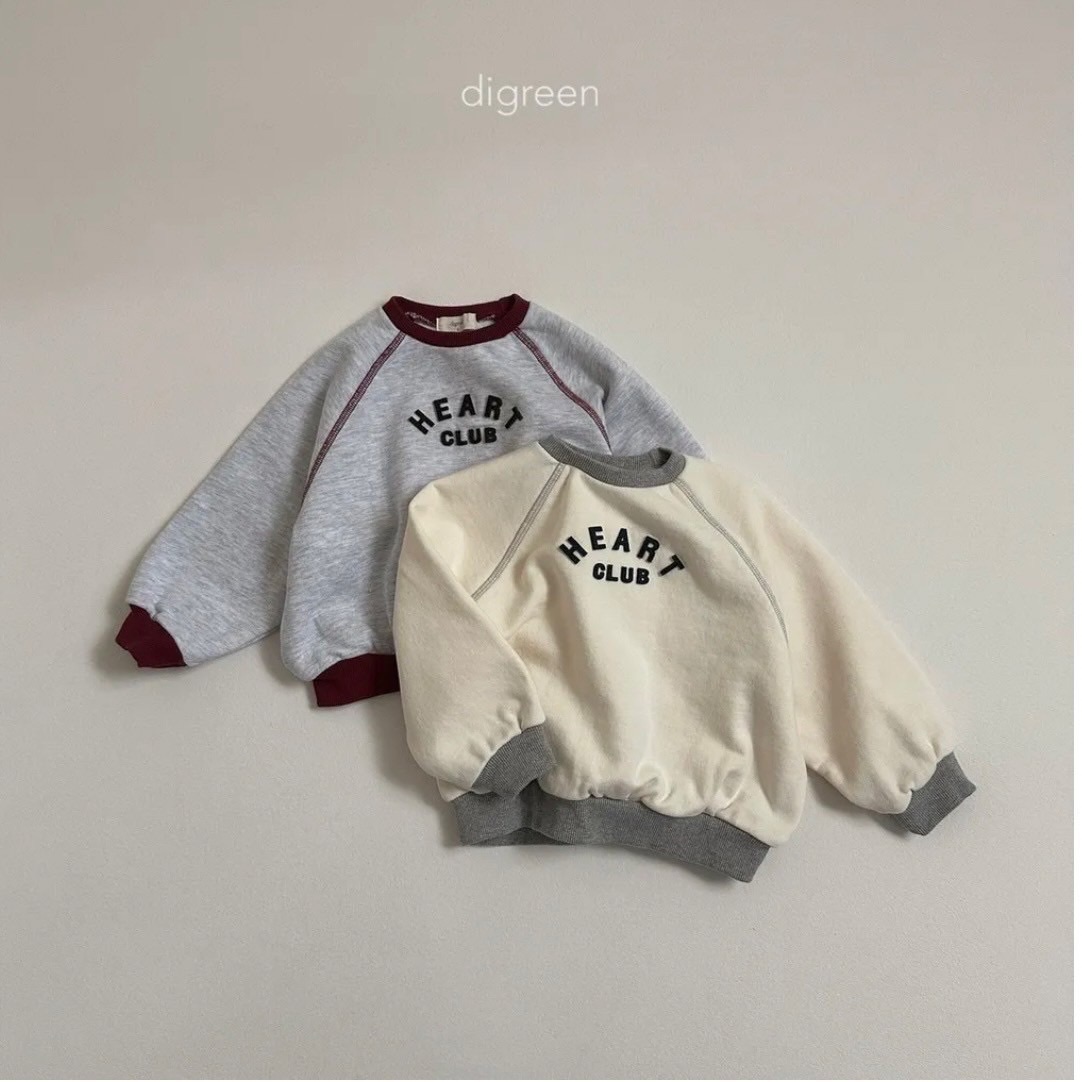 現貨春季韓國digreen HEART運動衛衣