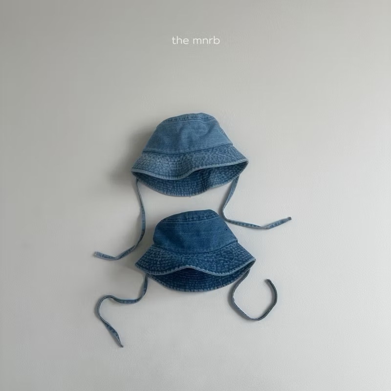 🇰🇷正韓｜現貨24H快速出貨｜minirobe綁帶丹寧漁夫帽