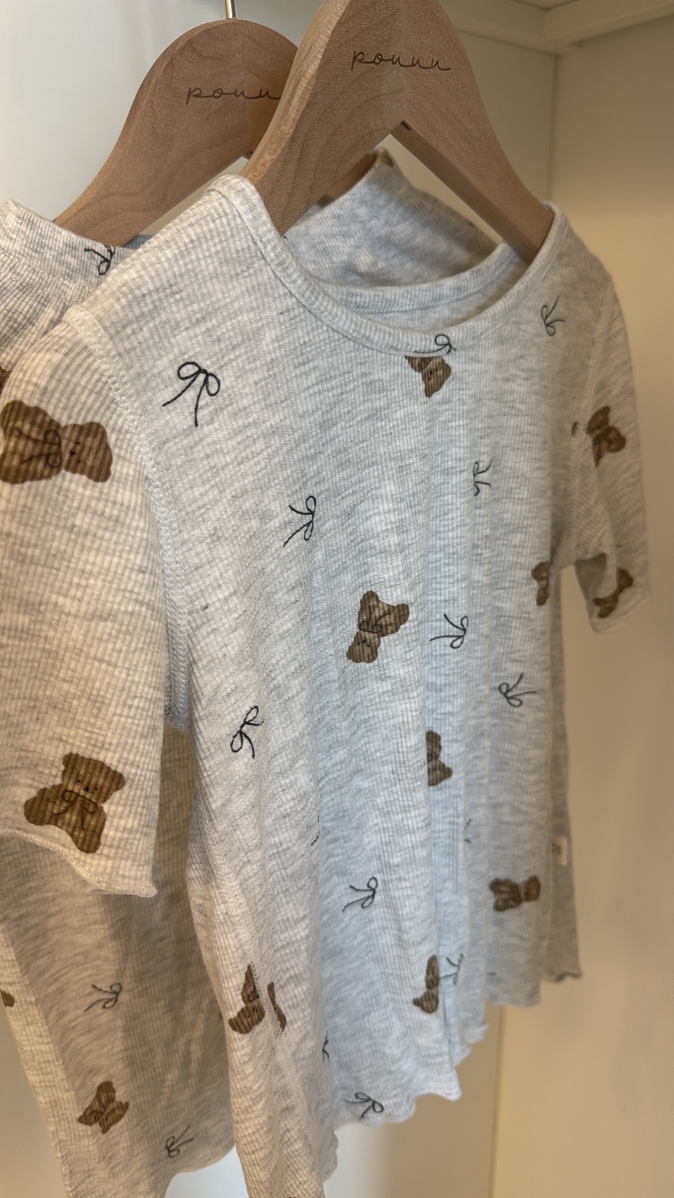 pouuu_collection 韓版親子🐻小熊居家套裝