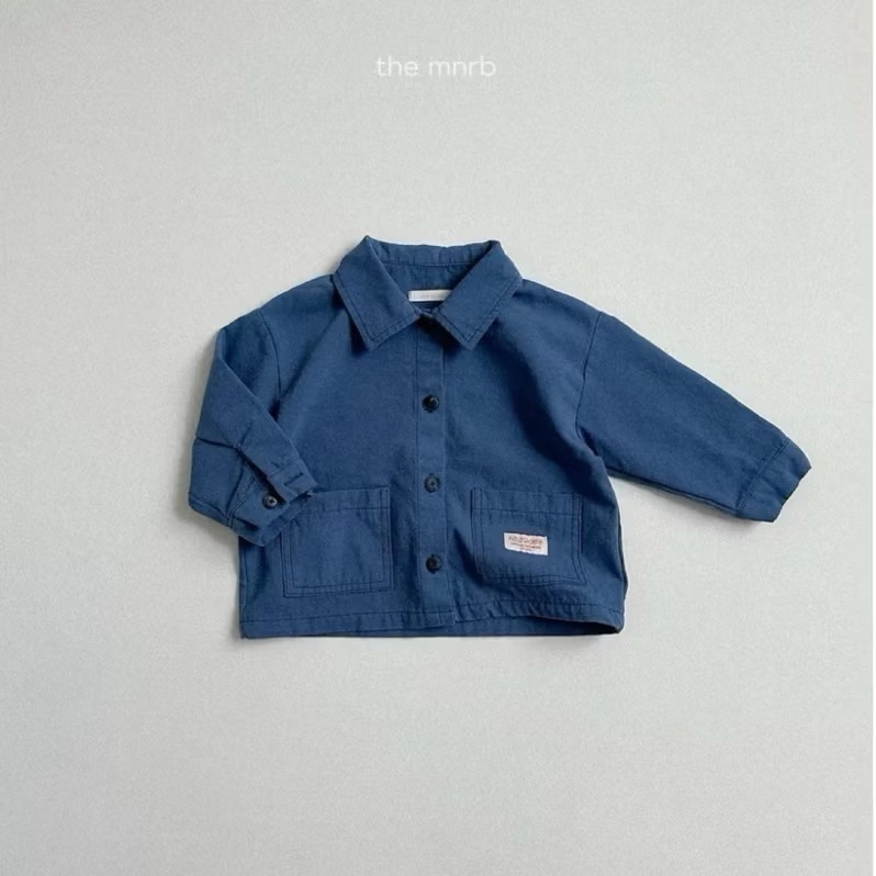 🇰🇷正韓｜現貨24H快速出貨｜minirobe 小畫家襯衫式夾克90-110cm