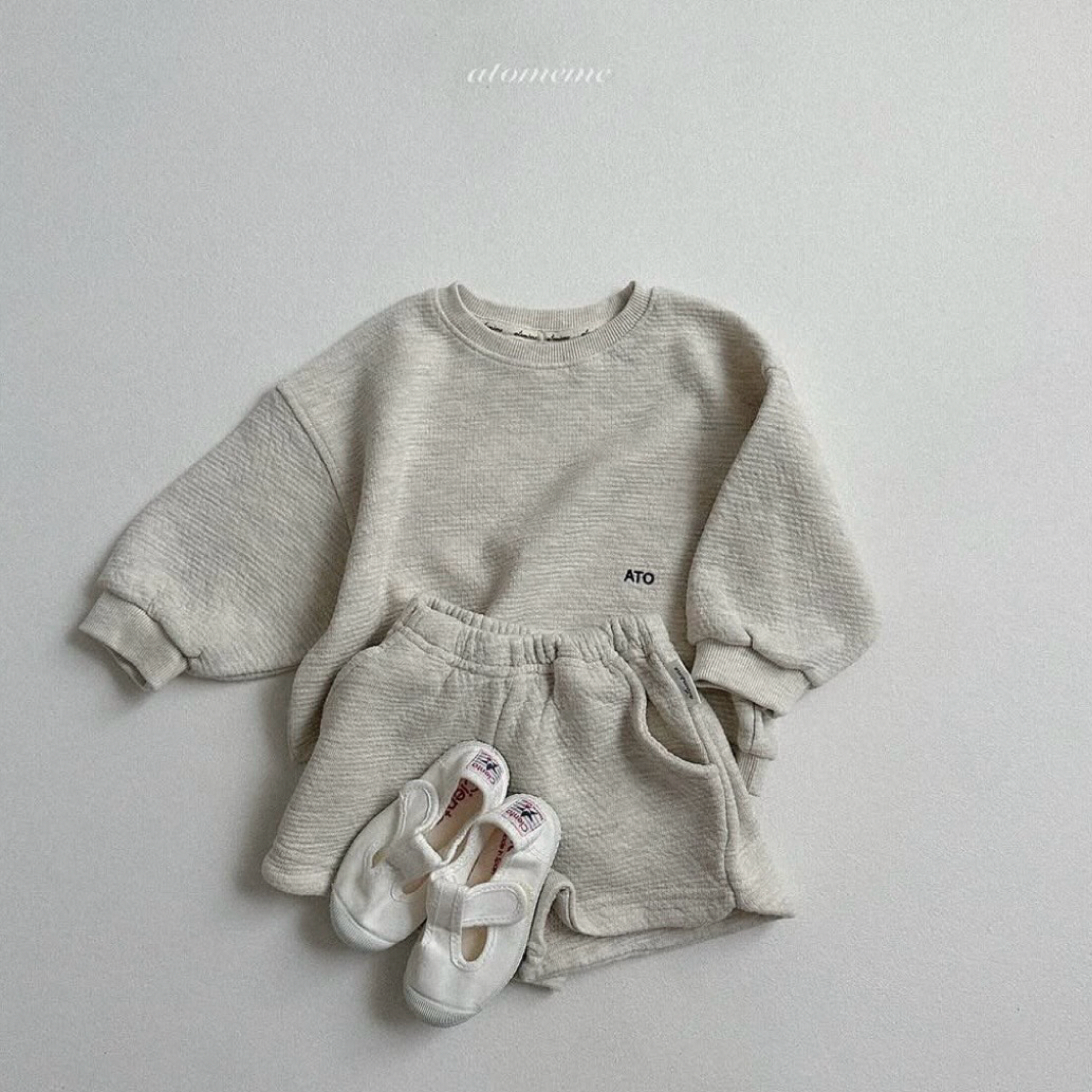 🇰🇷正韓現貨｜24H快速出貨｜ATO紋理衛衣套裝