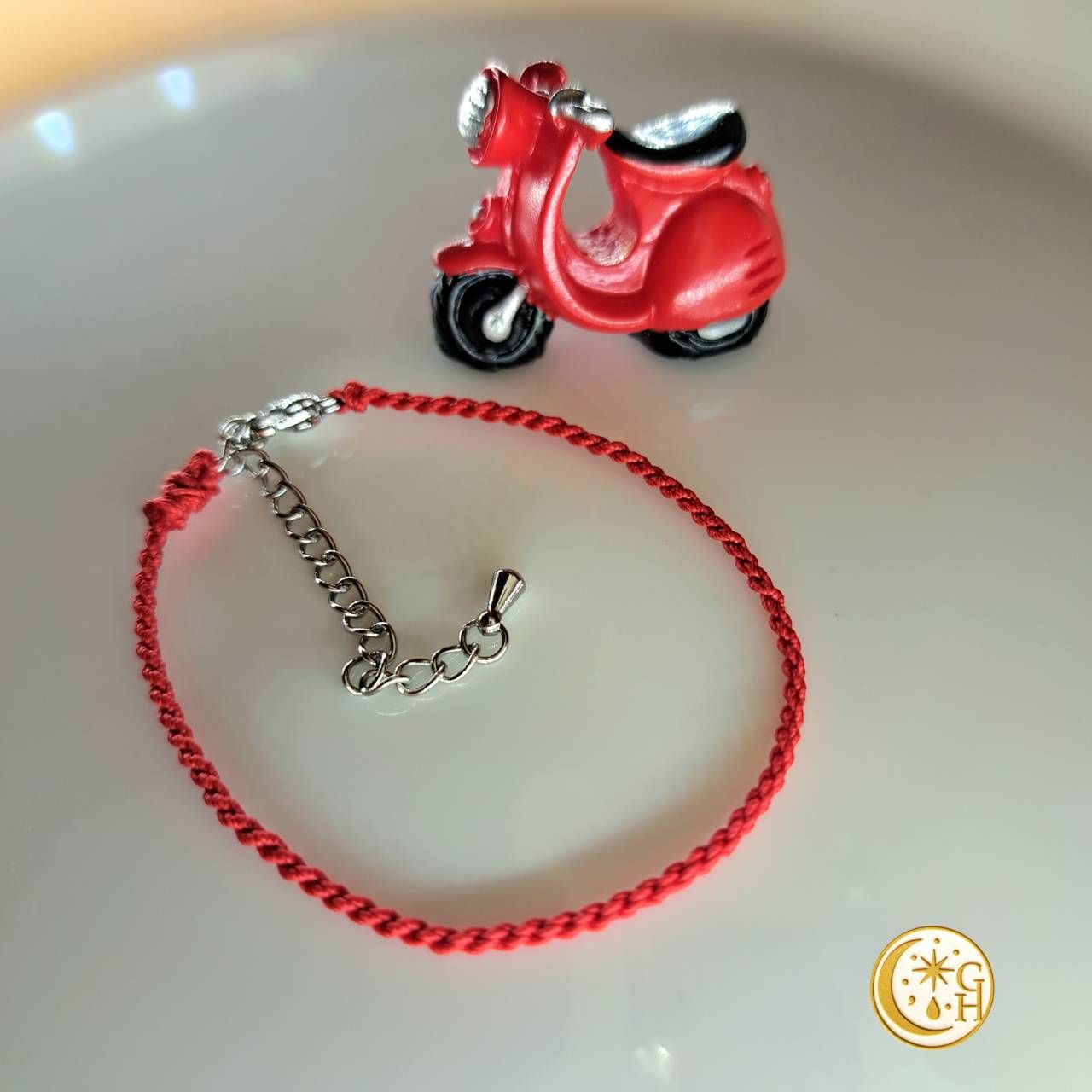 🎇 月老紅線查查｜紅、金、黃、綠、藍、紫、粉七色蠟線手鍊 ✨ 幸運守護命定紅線 防水手作能量飾品