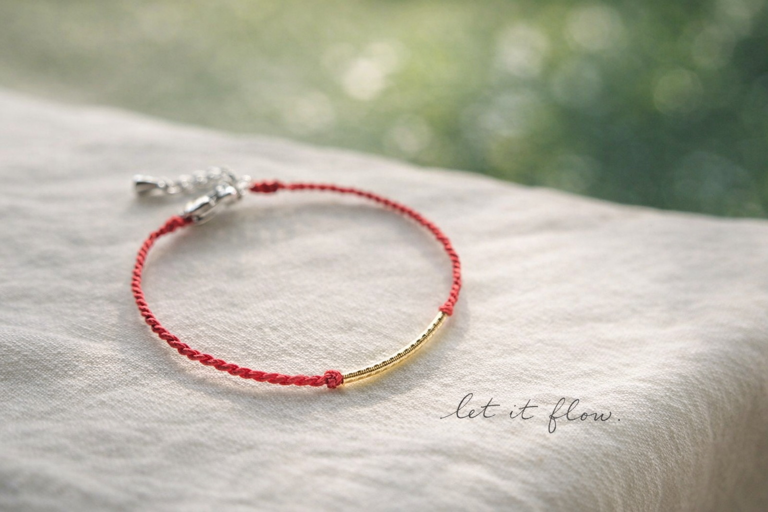 月老紅線查查 💫🌿 歐美簡約紅線手鍊推薦｜14K包金不易褪色・日常可戴百搭款｜生日禮物・母親節・閨蜜姊妹