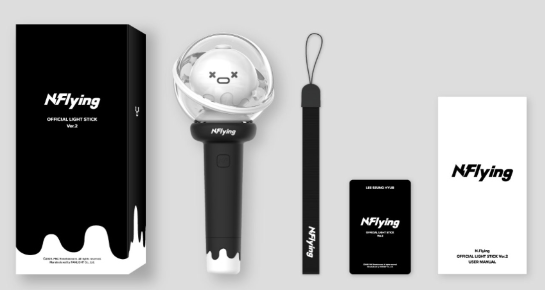 N.FLYING/CNBLUE/FTisland   三團官方手燈相關周邊現貨+預購/NF揹帶/CN手燈座/容/小黃旗