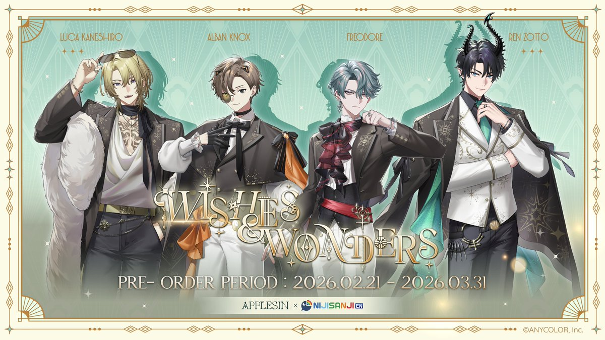 0220 APPLESIN x NIJISANJIEN Wishes ＆ Wonders