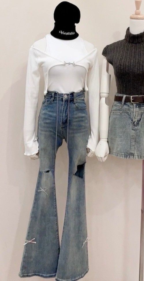 純欲感拉滿蝴蝶結牛仔褲🎀（來不及實拍的款式 之後補拍）